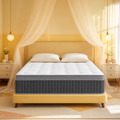CorePillow Full Size Mattress 14 Inch, Medium Firm Hybrid Mattress with Cool Vent & Motion Isolation, Full Mattress in a Box for Singles & Apartment Bedrooms,CertiPUR-US Certified