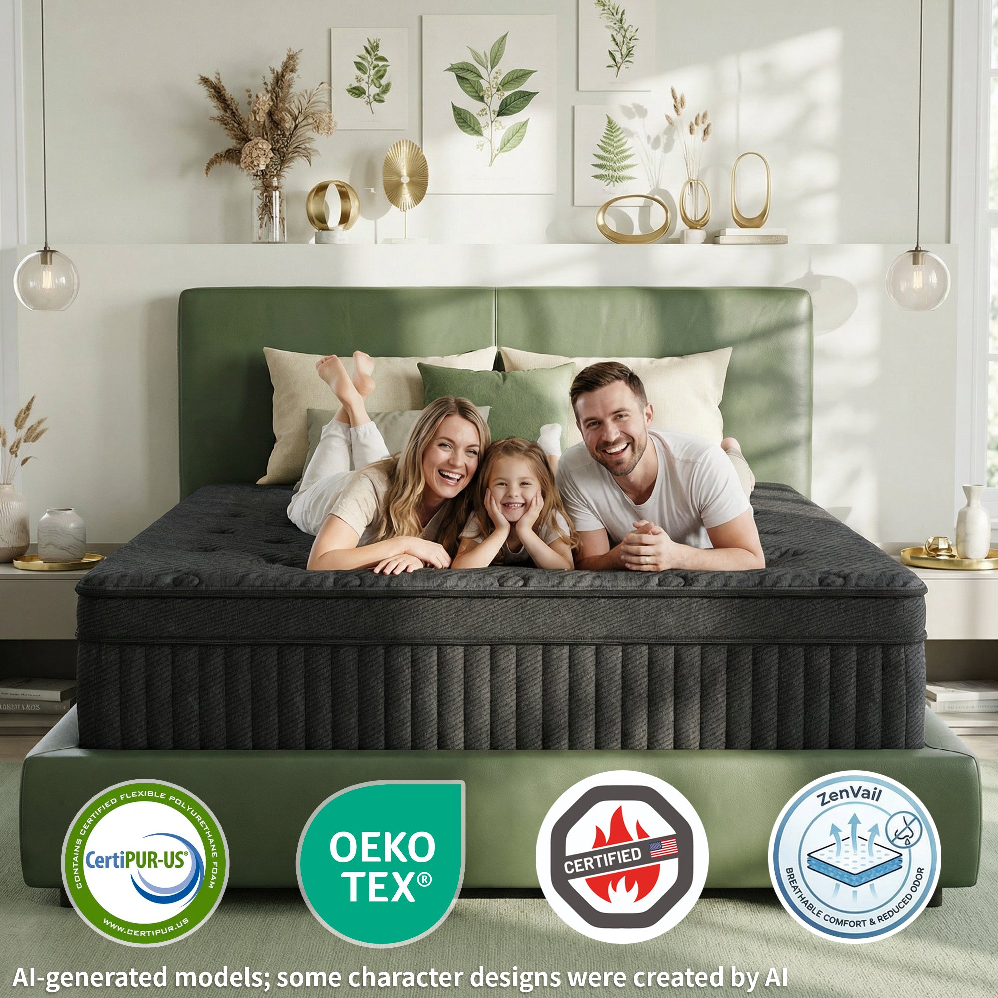 CorePillow 12"Twin XL Mattress,Multi-Zone Pocket Spring Support,Medium Firm | Targeted Spinal Support,Multi-zone individual pocket coils align the spine naturally to relieve chronic back pain